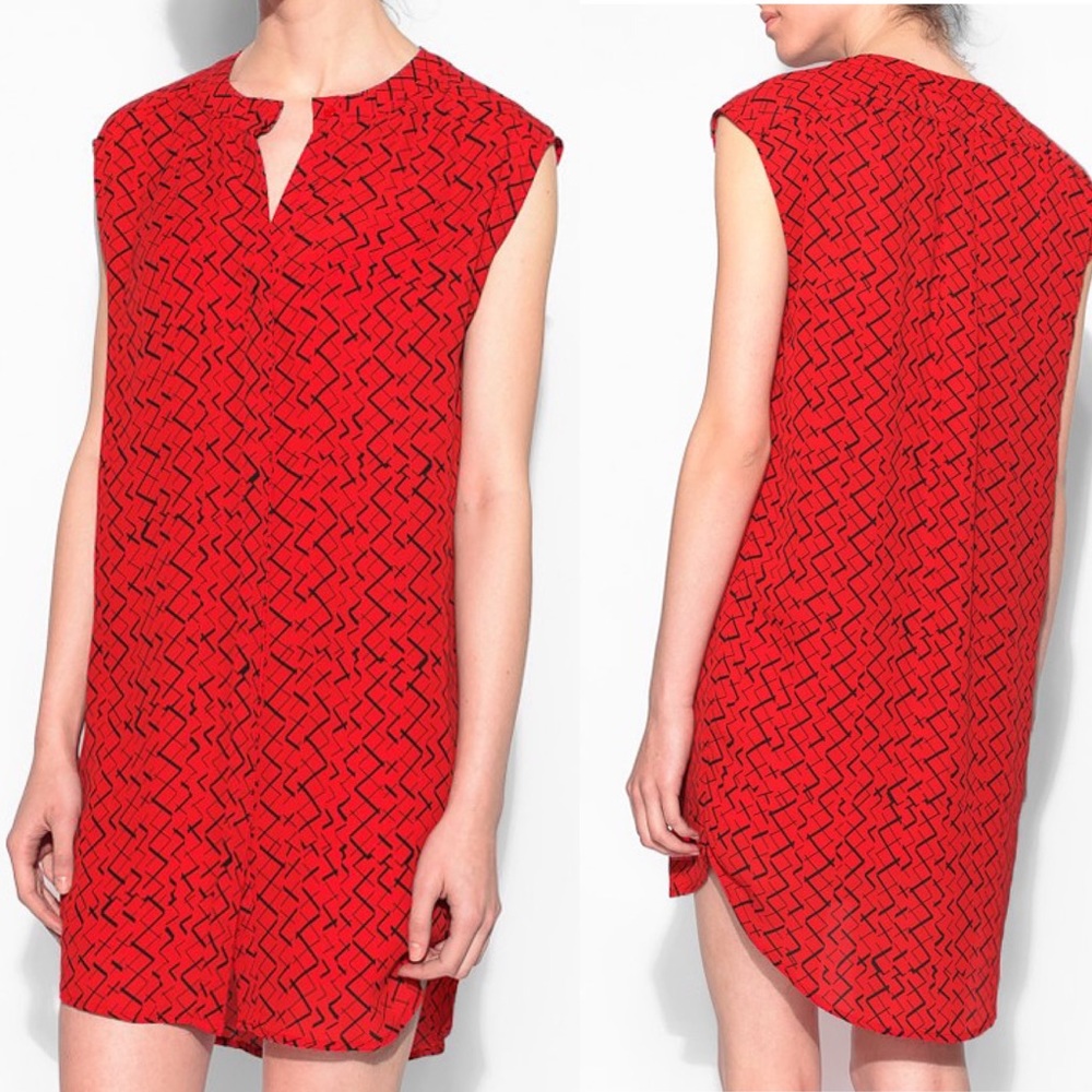 BB Dakota Tunic Shirt Dress Printed  Hi-low